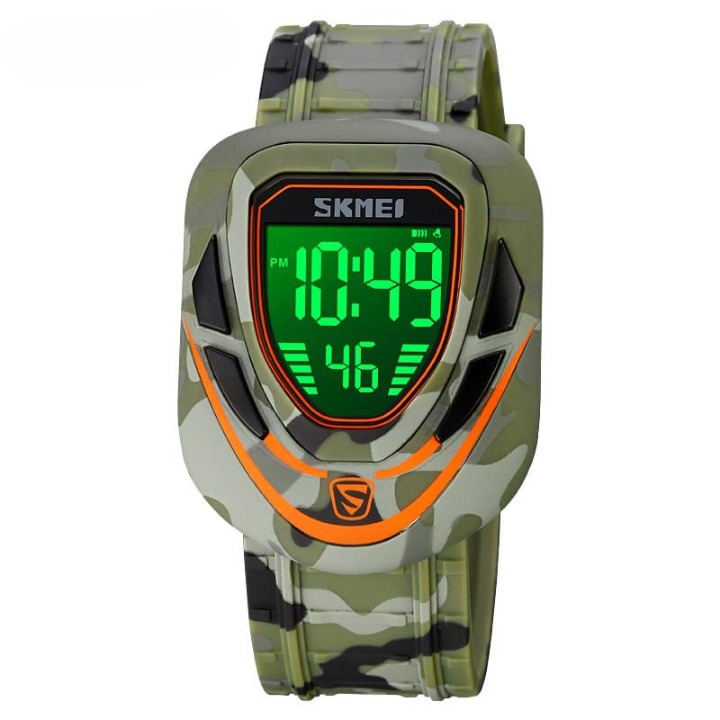 Skmei 1833 Digital Sports Men's Watch with LED Display, Waterproof, Multiple Time Zones, Stopwatch, Alarm, and Backlight